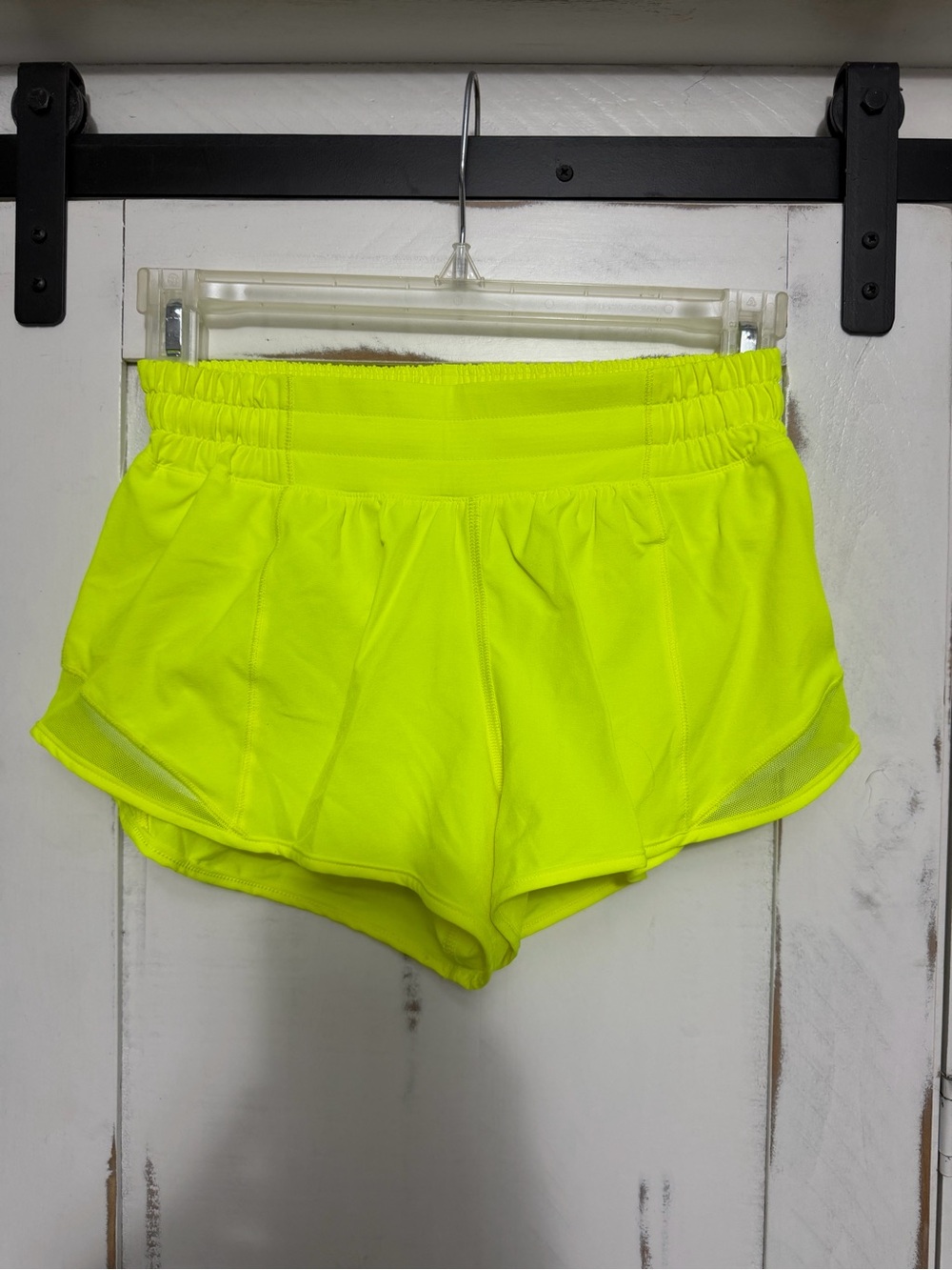 lululemon athletica Neon Yellow Running Shorts